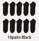 Kit 10 Pares de Meias Invisíveis Antiderrapantes - Veloz Comfort